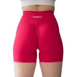Aurola pink shorts scrunch butt sz M great condition